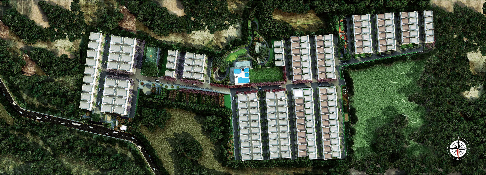 Kumari Oakville Villas in Sarjapur Bangalore Masterplan Banner